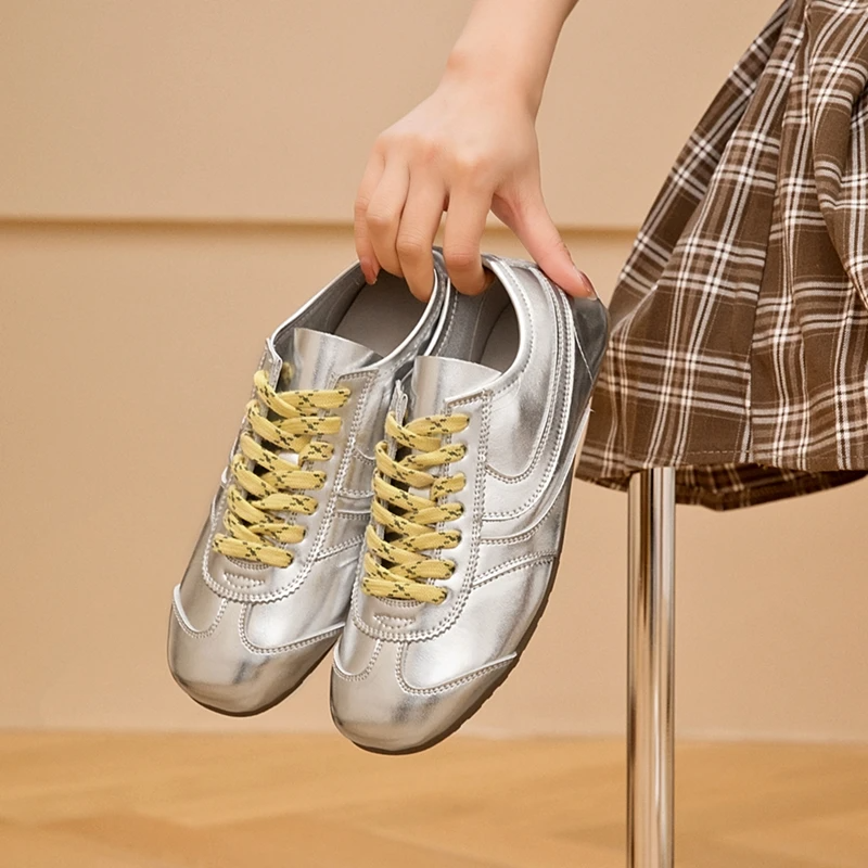 Strada Leather Sneakers