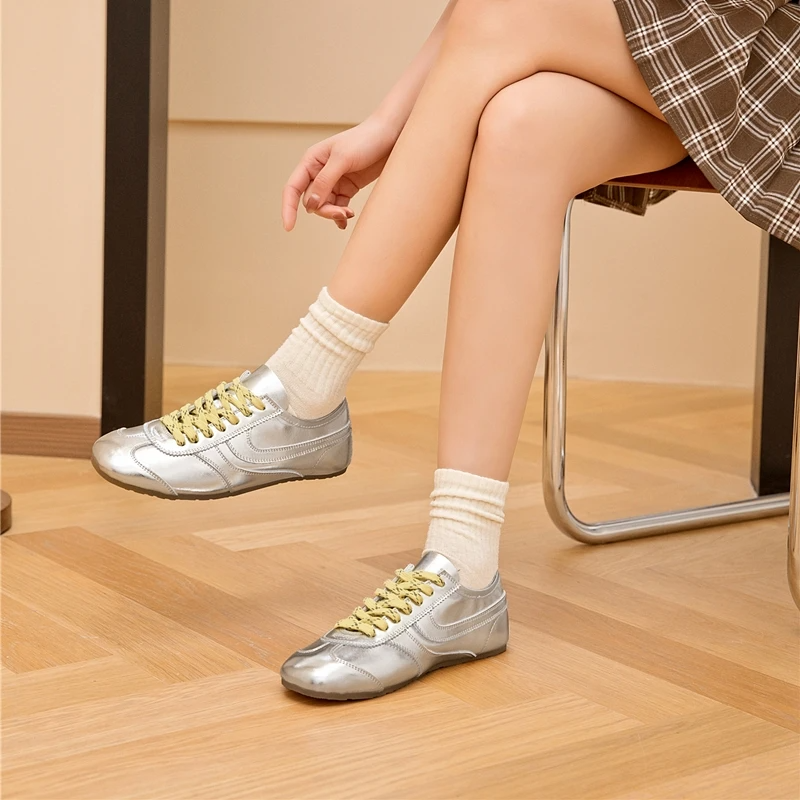 Strada Leather Sneakers