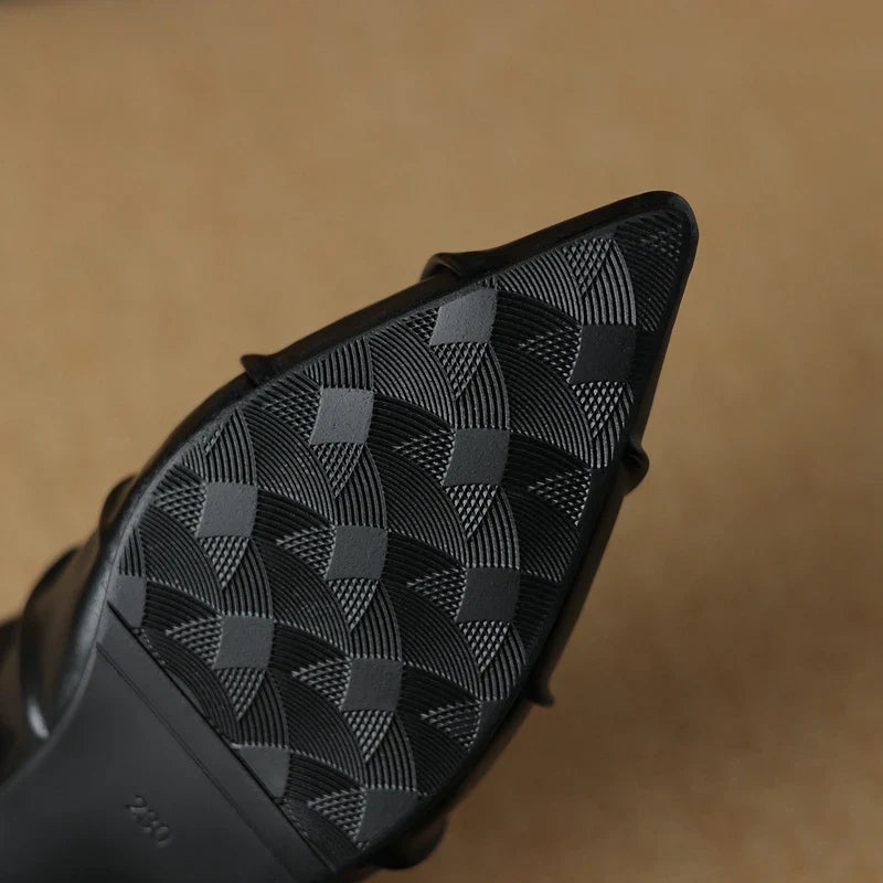 Palermo Pleat Slingback Heels