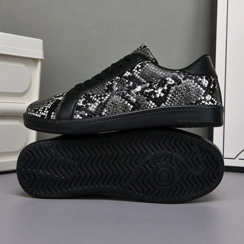 Mila Snakeskin Sneakers